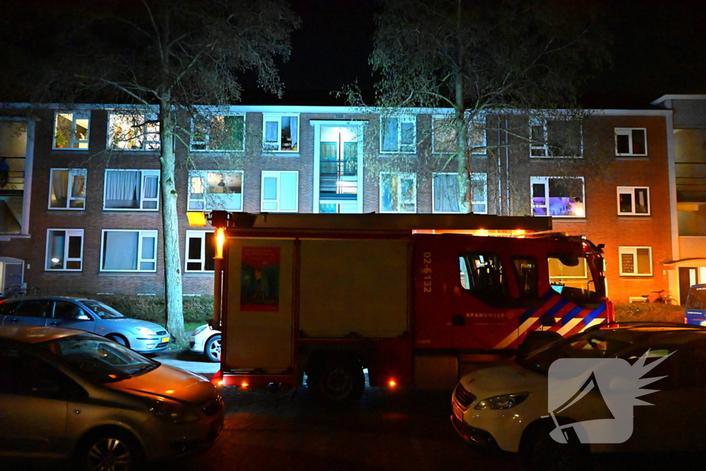 Brandweer ingezet voor brand in een appartementencomplex