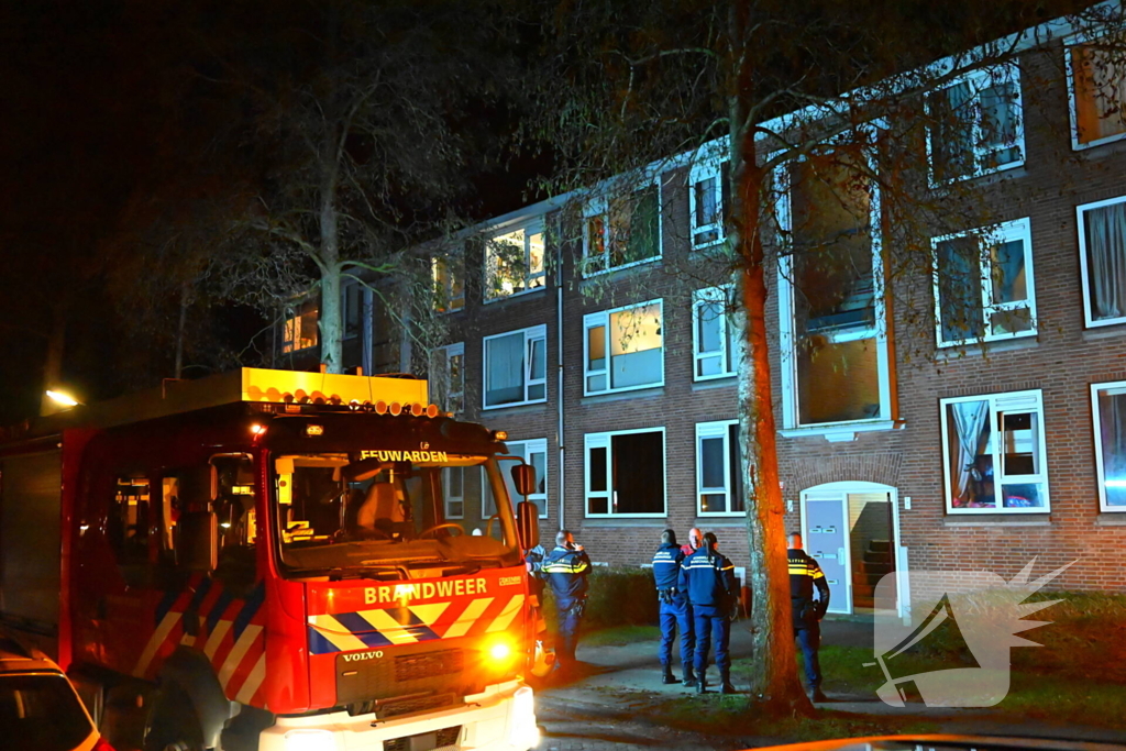 Brandweer ingezet voor brand in een appartementencomplex
