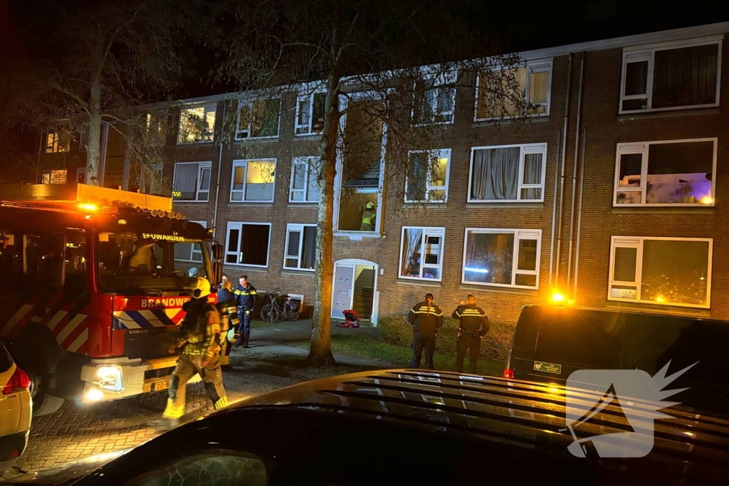 Brandweer ingezet voor brand in een appartementencomplex
