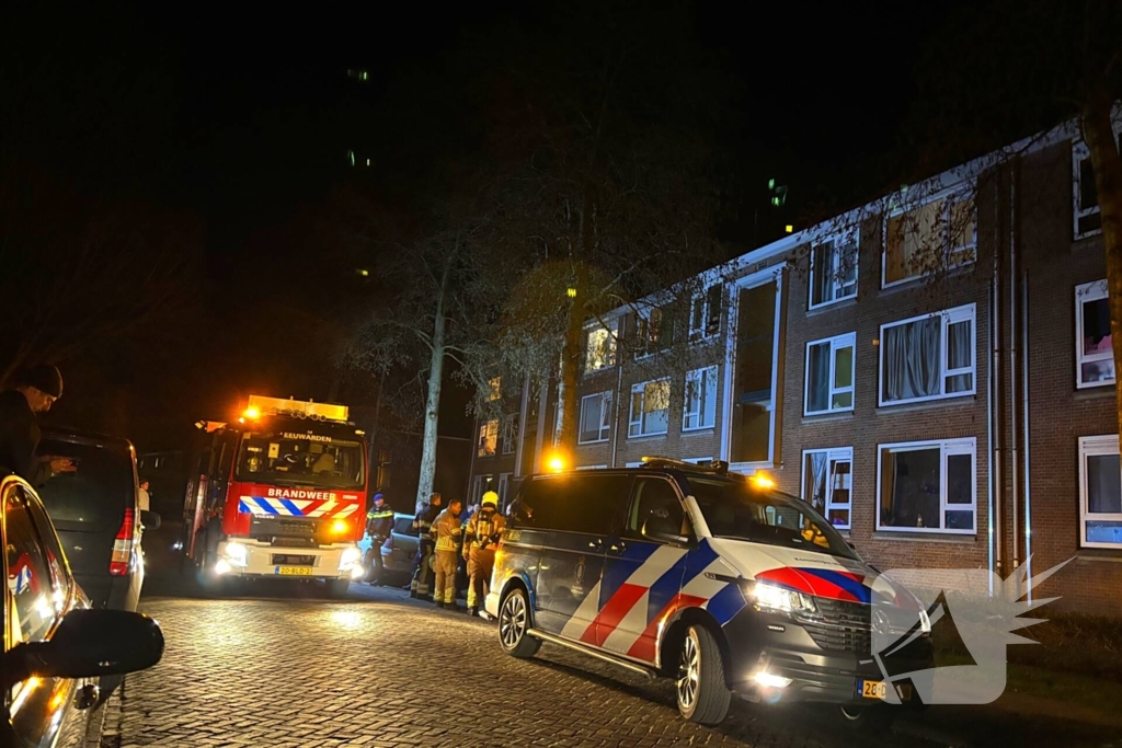 Brandweer ingezet voor brand in een appartementencomplex