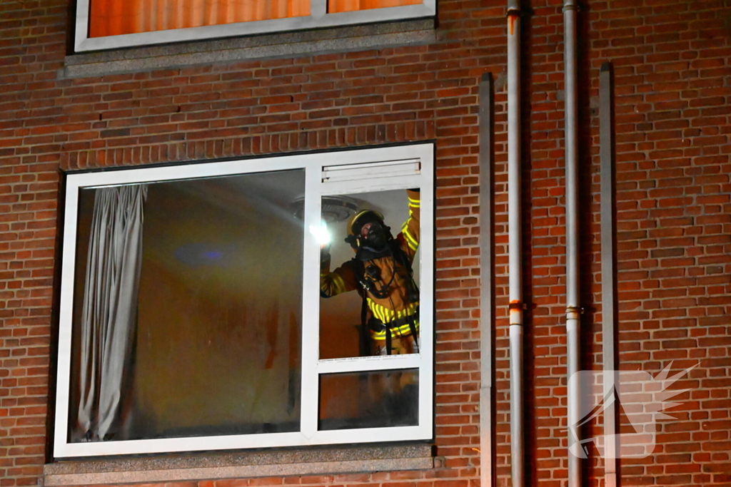 Brandweer ingezet voor brand in een appartementencomplex