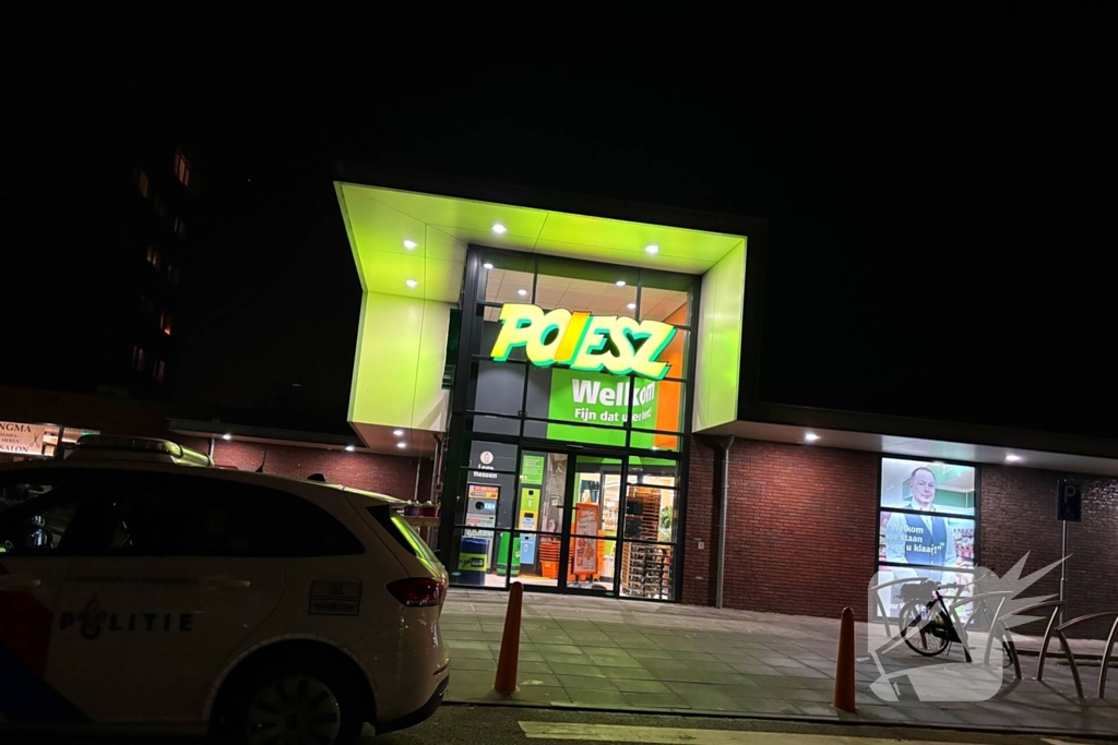 Politie onderzoekt overval op supermarkt
