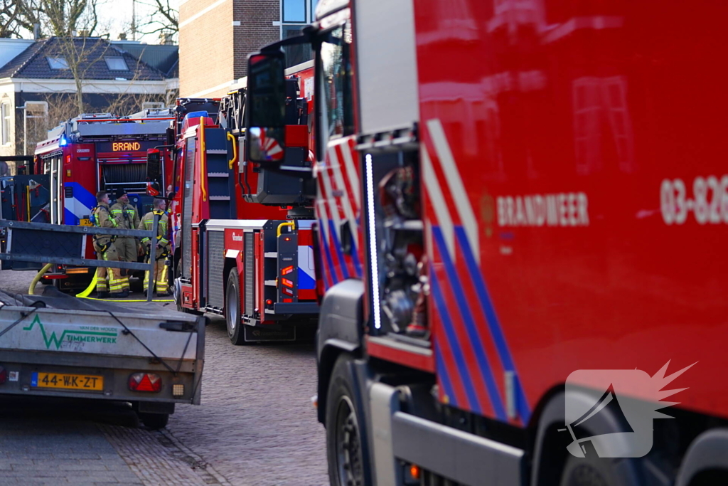Werkzaamheden leiden tot dakbrand