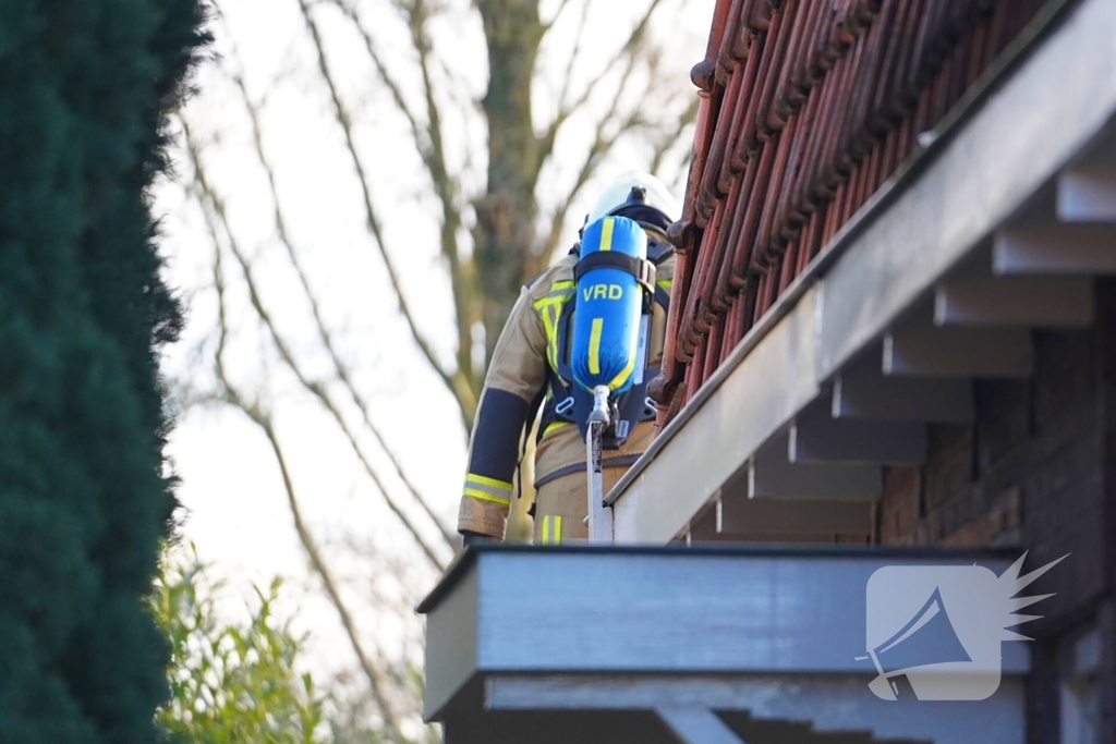 Werkzaamheden leiden tot dakbrand
