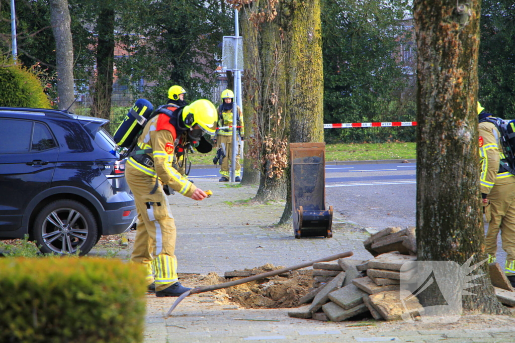 Werkzaamheden leiden tot gaslek