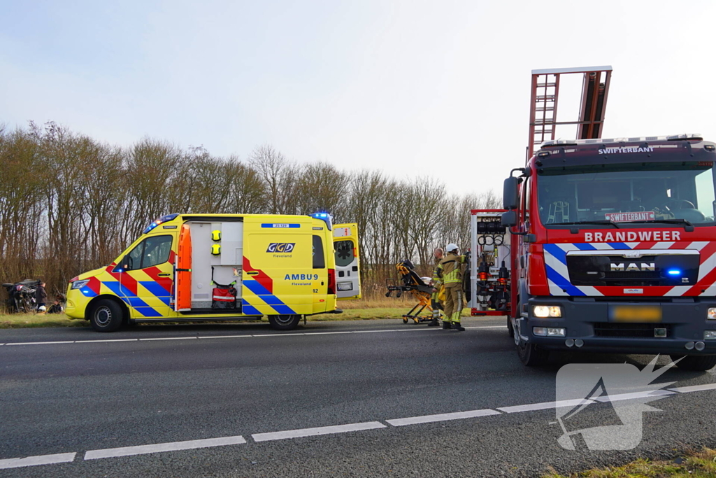 Twee zwaargewonden na ongeval
