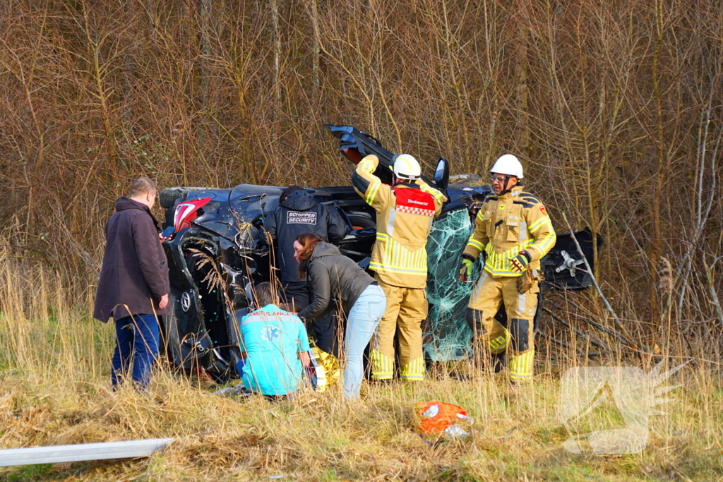 Twee zwaargewonden na ongeval