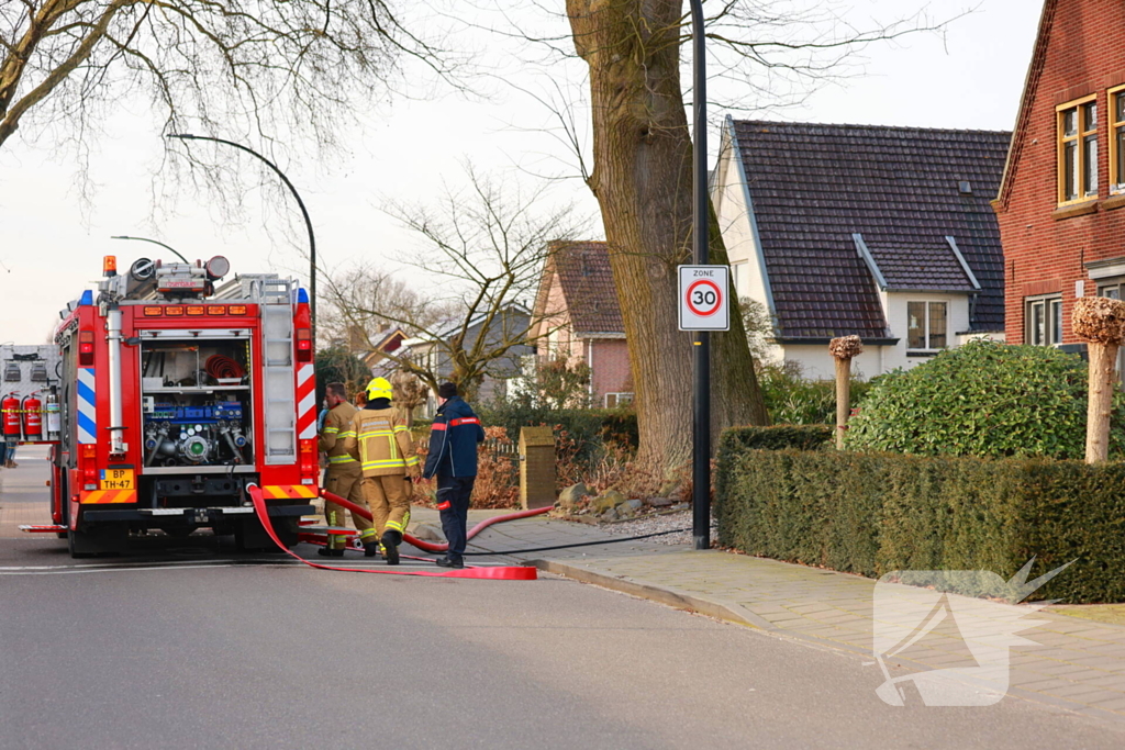 Schoorsteenbrand snel onder controle