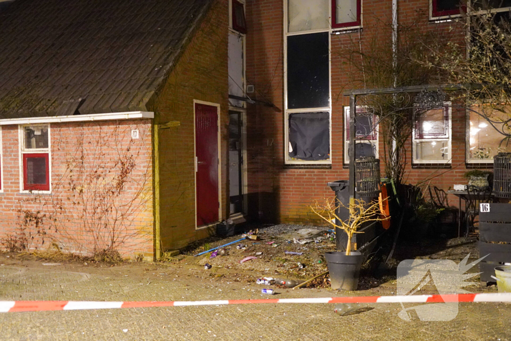 Veel schade aan woning door explosie