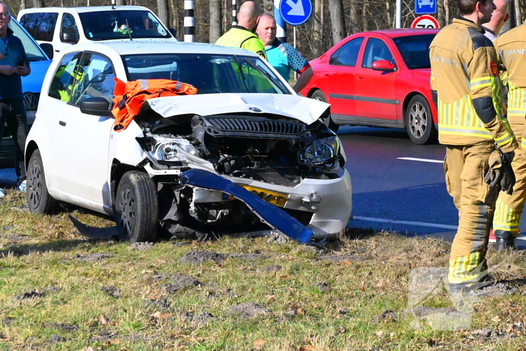 Gewonden bij kop-staartbotsing