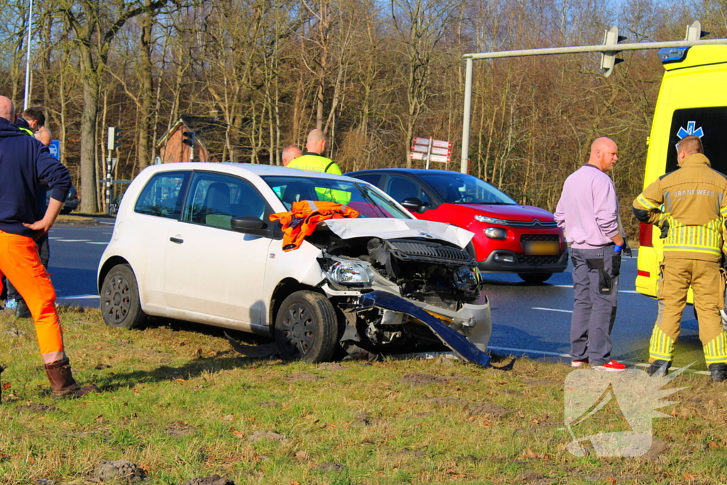 Gewonden bij kop-staartbotsing