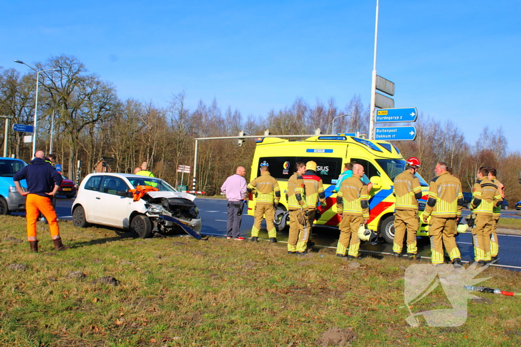 Gewonden bij kop-staartbotsing