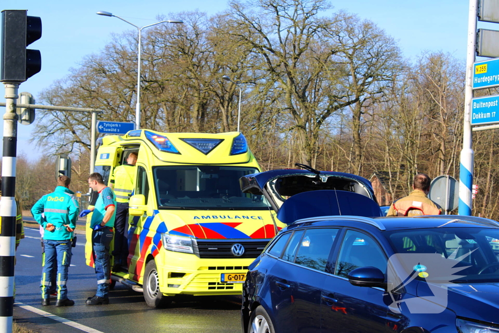 Gewonden bij kop-staartbotsing