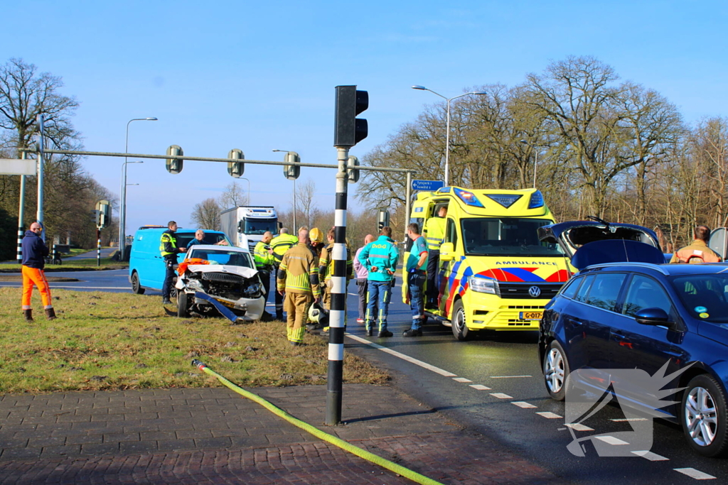 Gewonden bij kop-staartbotsing