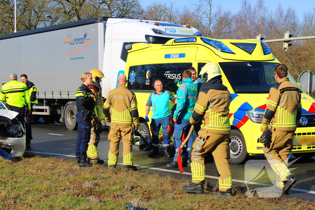 Gewonden bij kop-staartbotsing