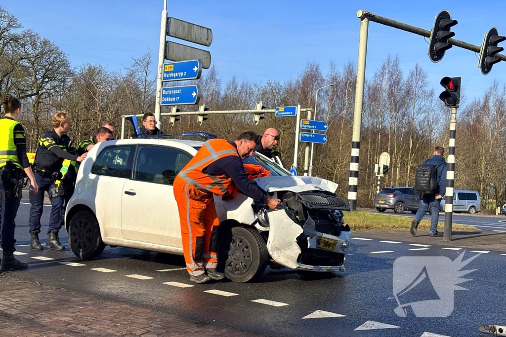Gewonden bij kop-staartbotsing