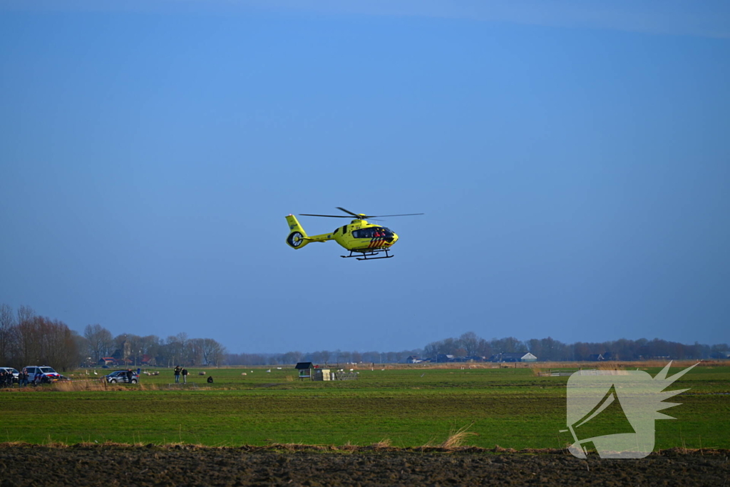 Ongeval met motorrijder, traumateam ingezet