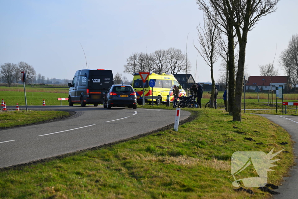 Ongeval met motorrijder, traumateam ingezet