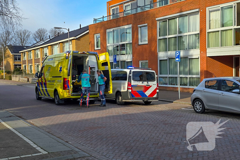 Oude man gevallen in woning, traumahelikopter ingezet