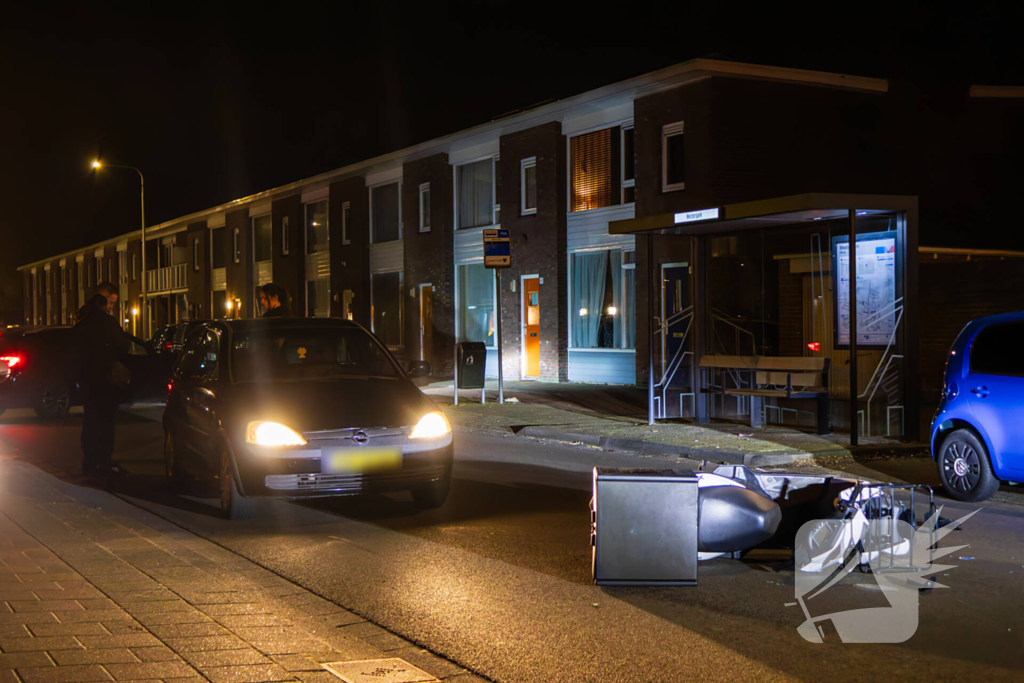 Scooterrijder gewond bij eenzijdig ongeval