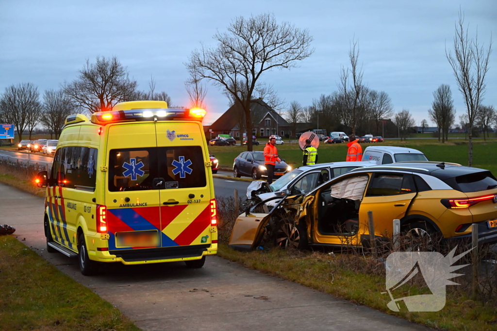Meerdere voertuigen betrokken bij ongeluk