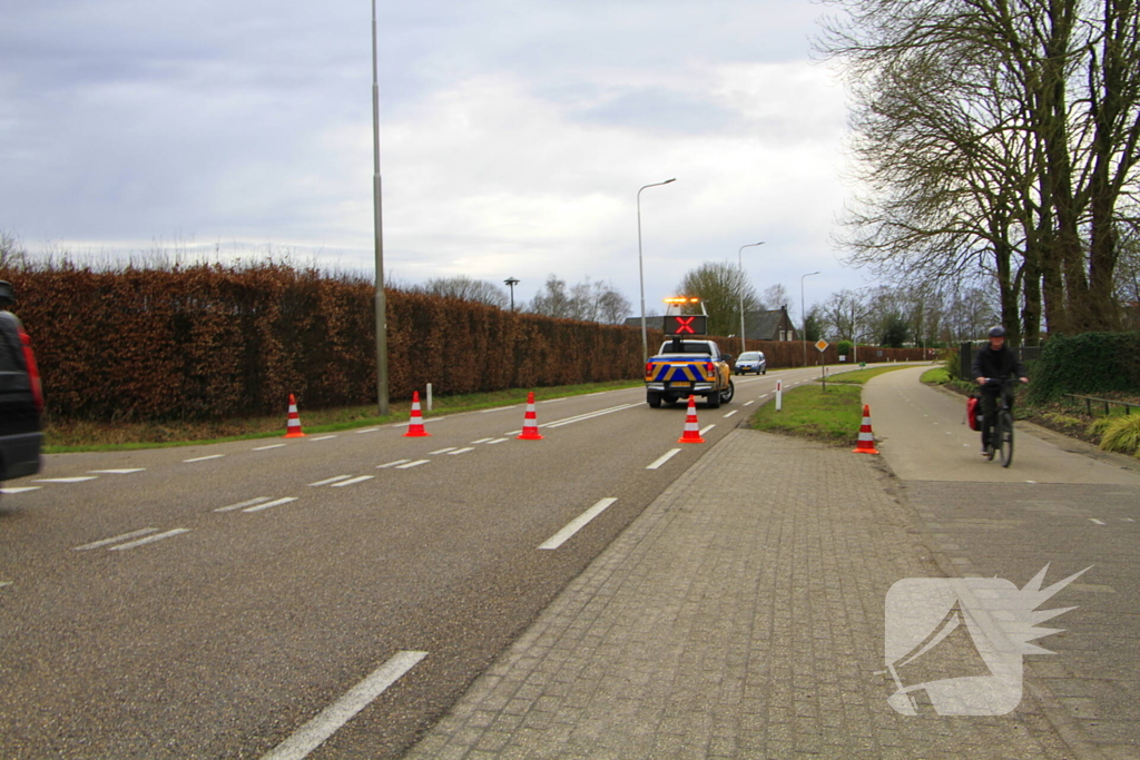 Auto zwaar beschadigd bij ongeval
