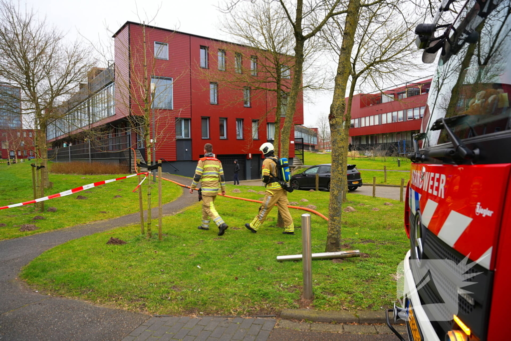 Brand in woning geblust door brandweer