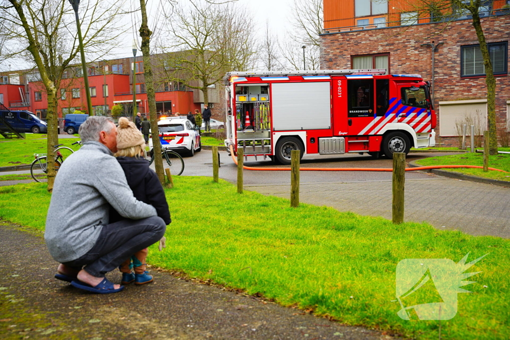 Brand in woning geblust door brandweer
