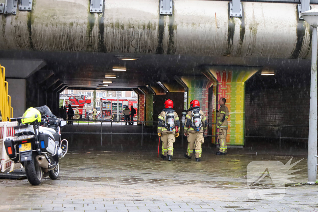 Grote brand bij energieverdeelstation