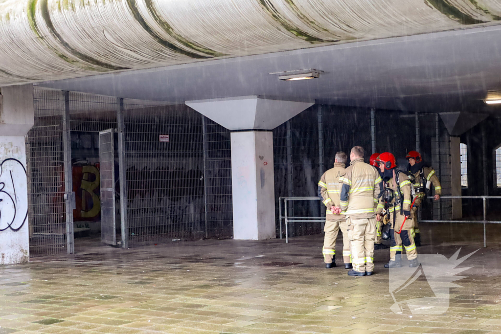 Grote brand bij energieverdeelstation