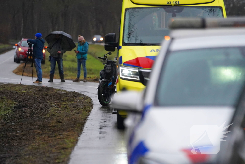 Ongeval door gladheid op fietspad