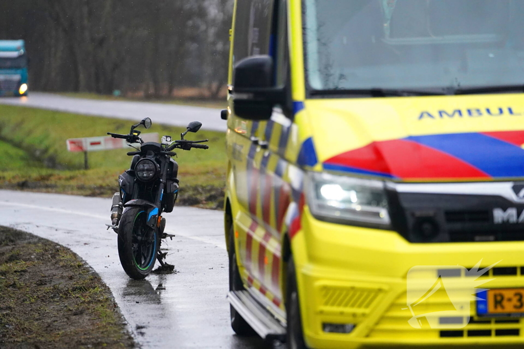Ongeval door gladheid op fietspad
