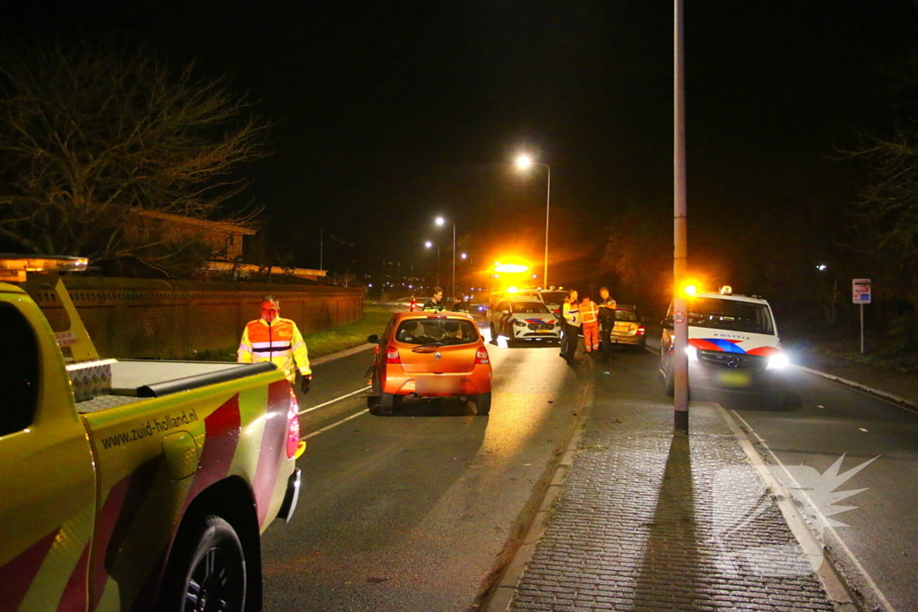 Forse schade bij aanrijding tussen twee voertuigen