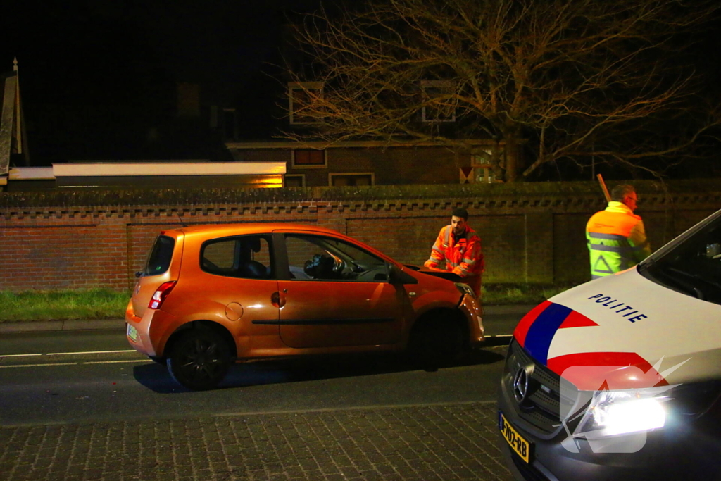 Forse schade bij aanrijding tussen twee voertuigen