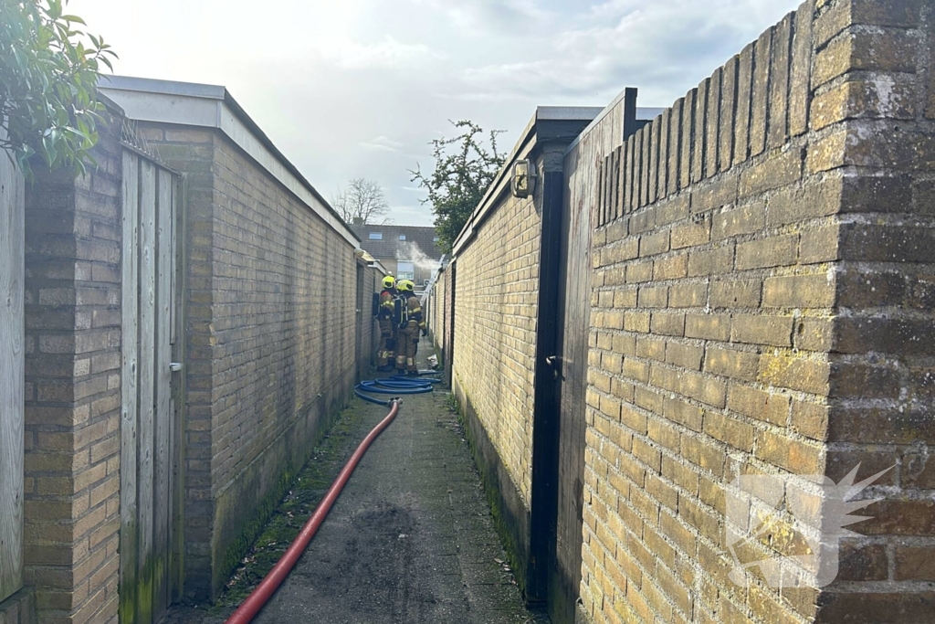 Geen gewonden bij brand in schuur