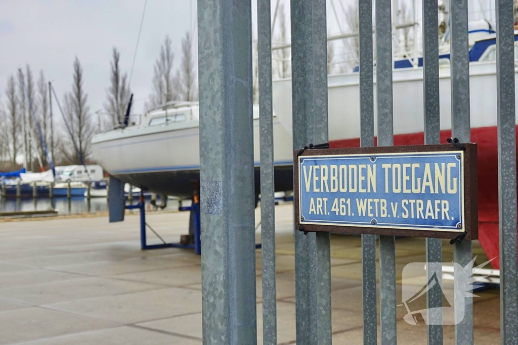 Inbraak bij jachtwerf leidt tot arrestatie