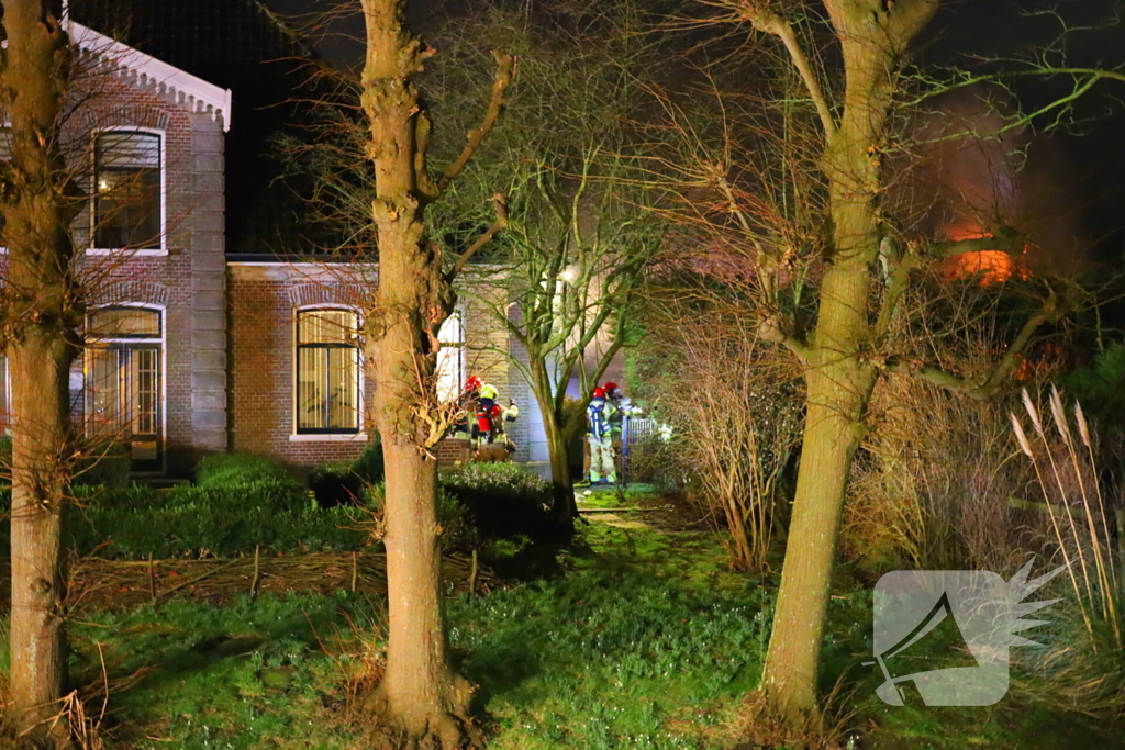 Barbecue oorzaak van brand in zelfgemaakte overkapping