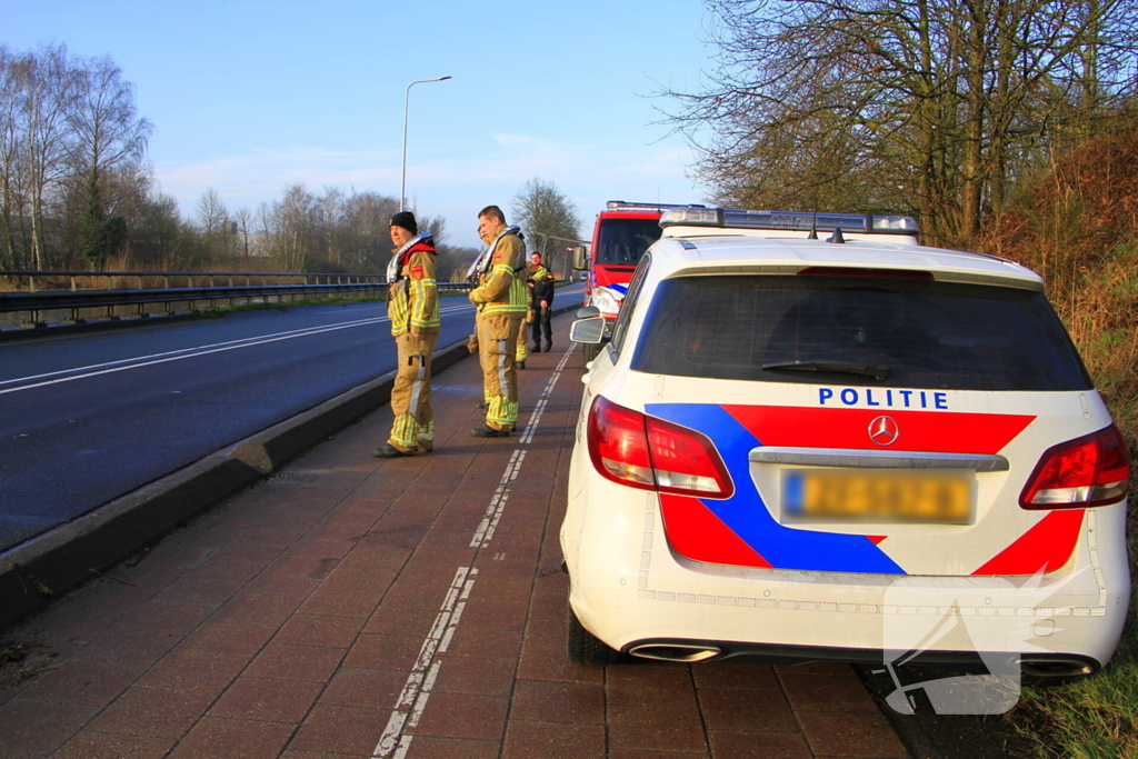 Fiets aangetroffen op spoorbrug, grote zoektocht in water