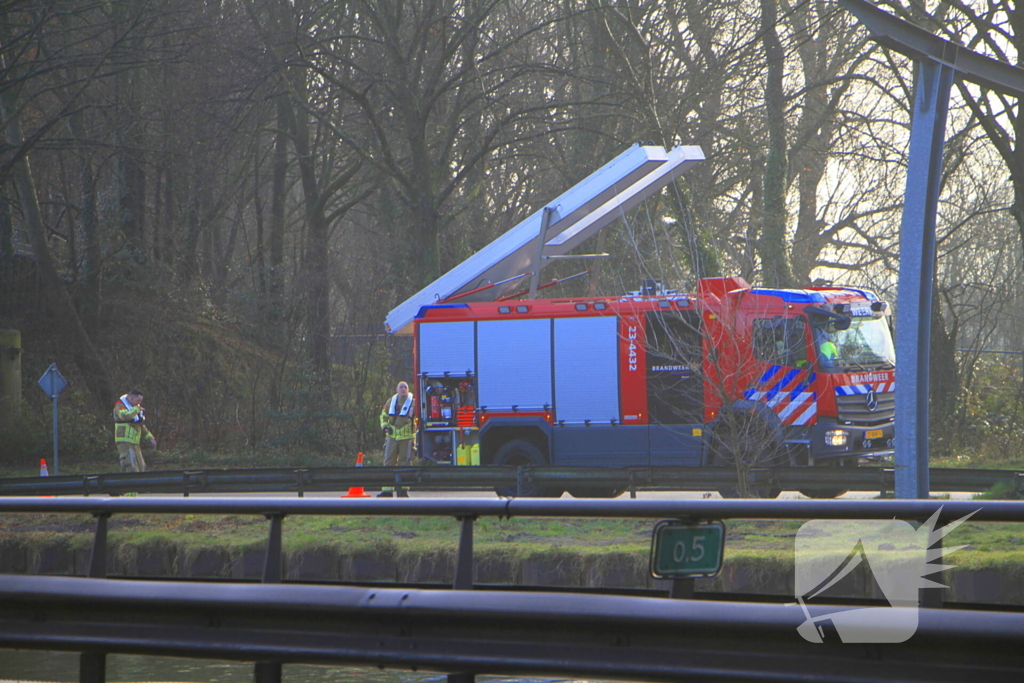 Fiets aangetroffen op spoorbrug, grote zoektocht in water