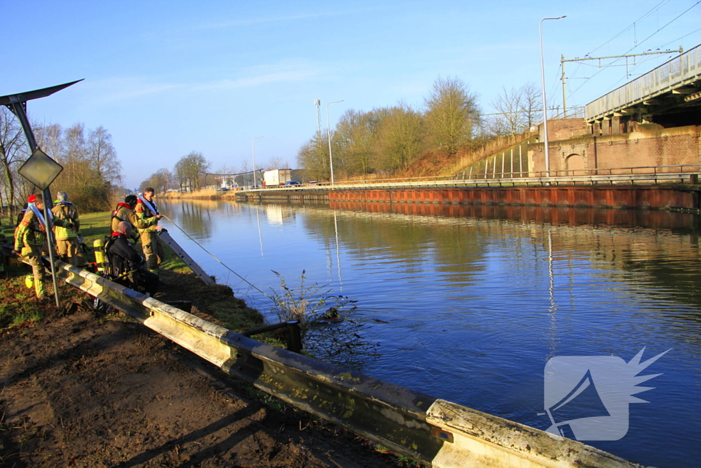 Fiets aangetroffen op spoorbrug, grote zoektocht in water