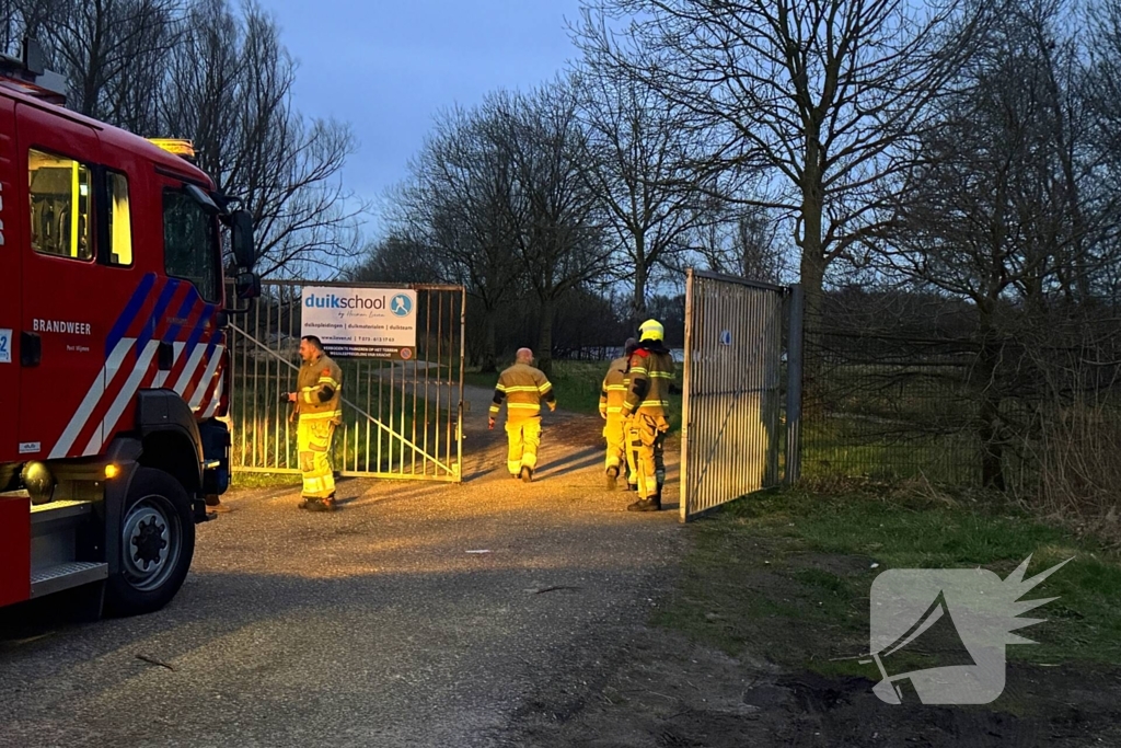 Brand in bosschage geblust