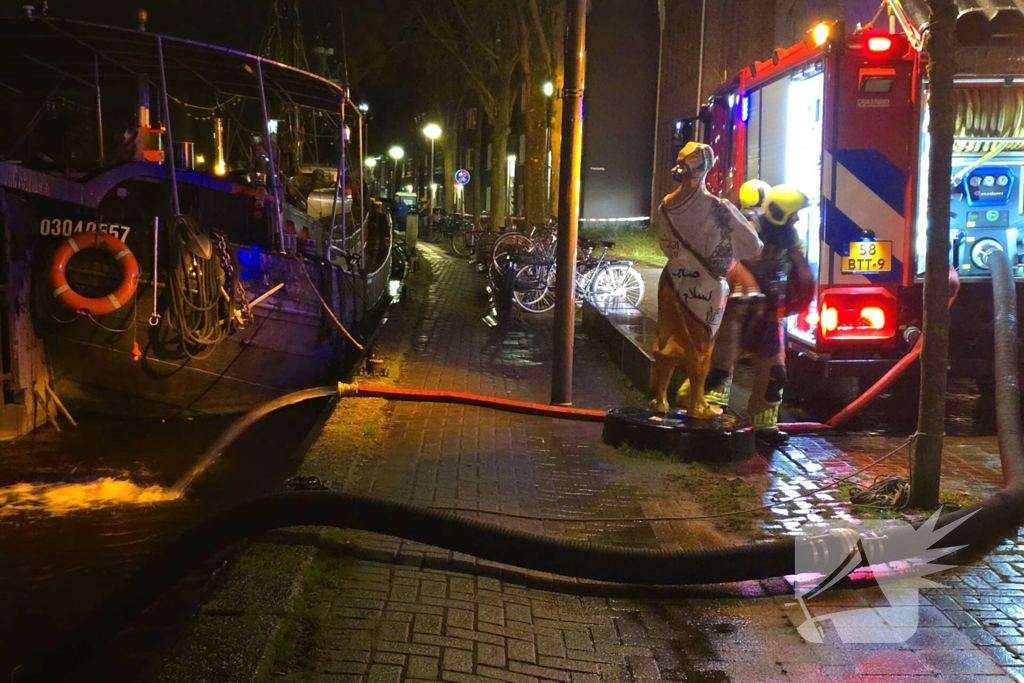 Flinke rookontwikkeling bij brand in concertzaal