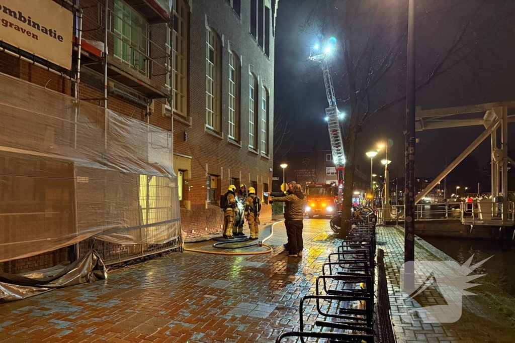 Flinke rookontwikkeling bij brand in concertzaal