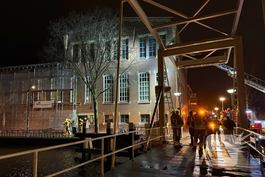 Flinke rookontwikkeling bij brand in concertzaal