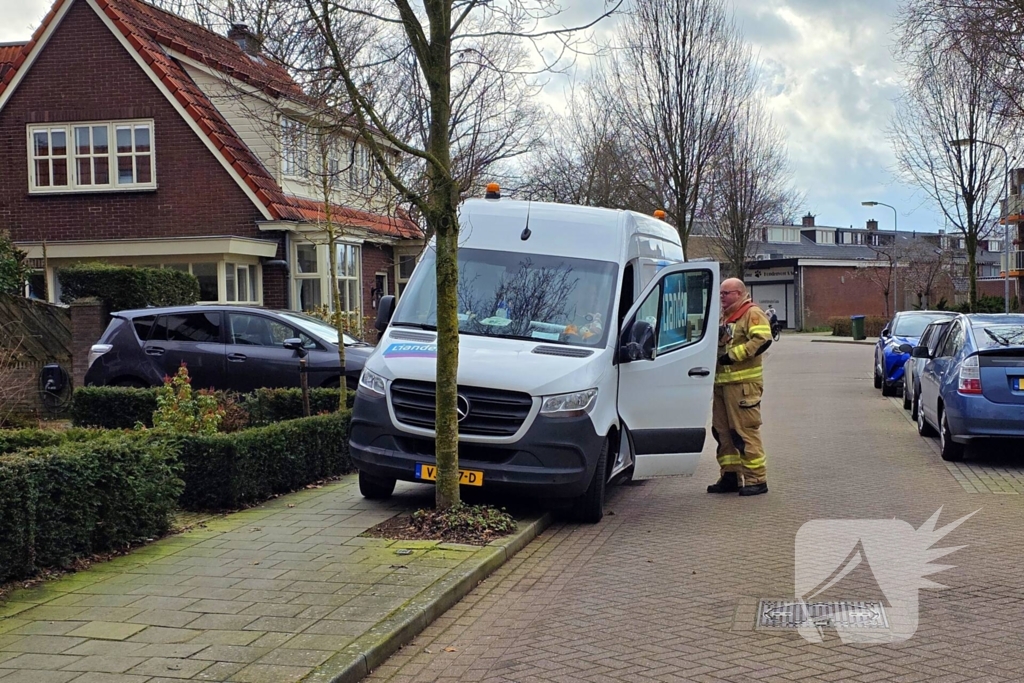 Gaslekkage ontdekt tijdens werkzaamheden