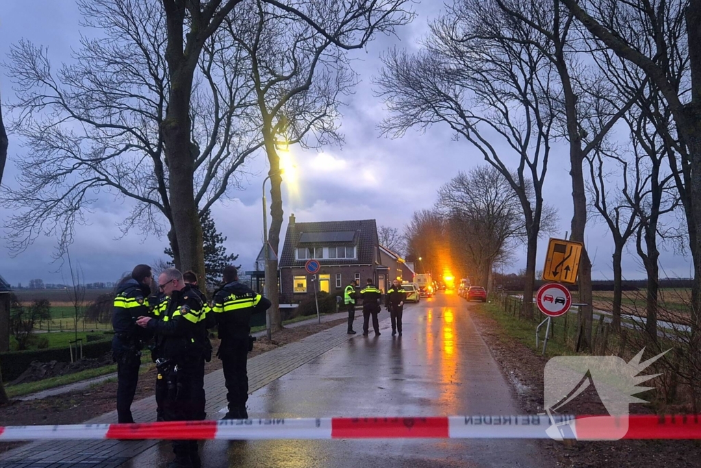 Brand in een woning door gaslek