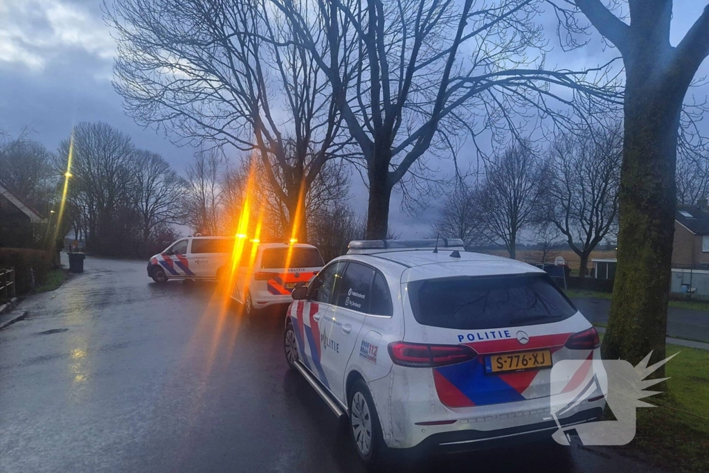 Brand in een woning door gaslek