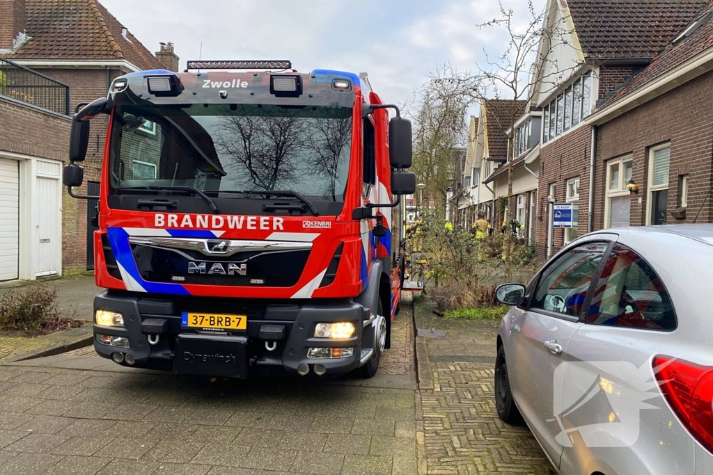 Schoorsteen gecontroleerd na brandmelding
