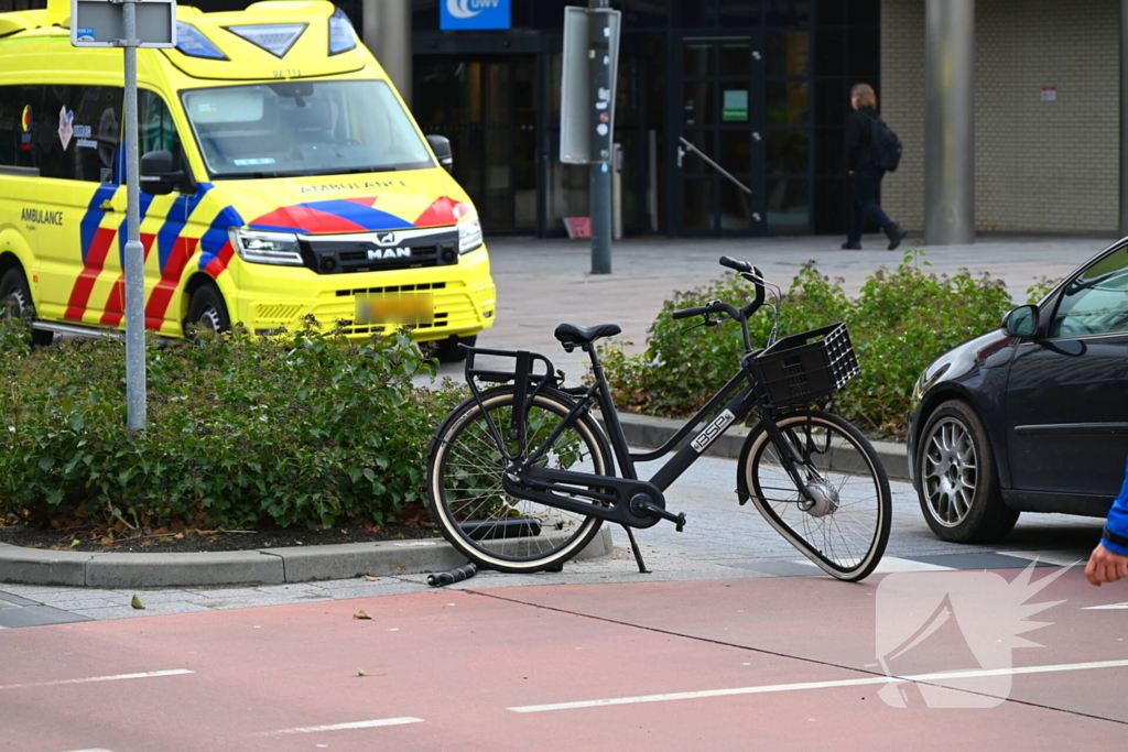 Fietser met voorrang aangereden