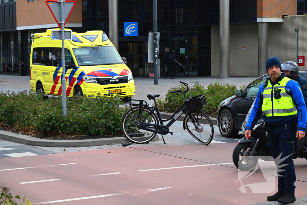 Fietser met voorrang aangereden